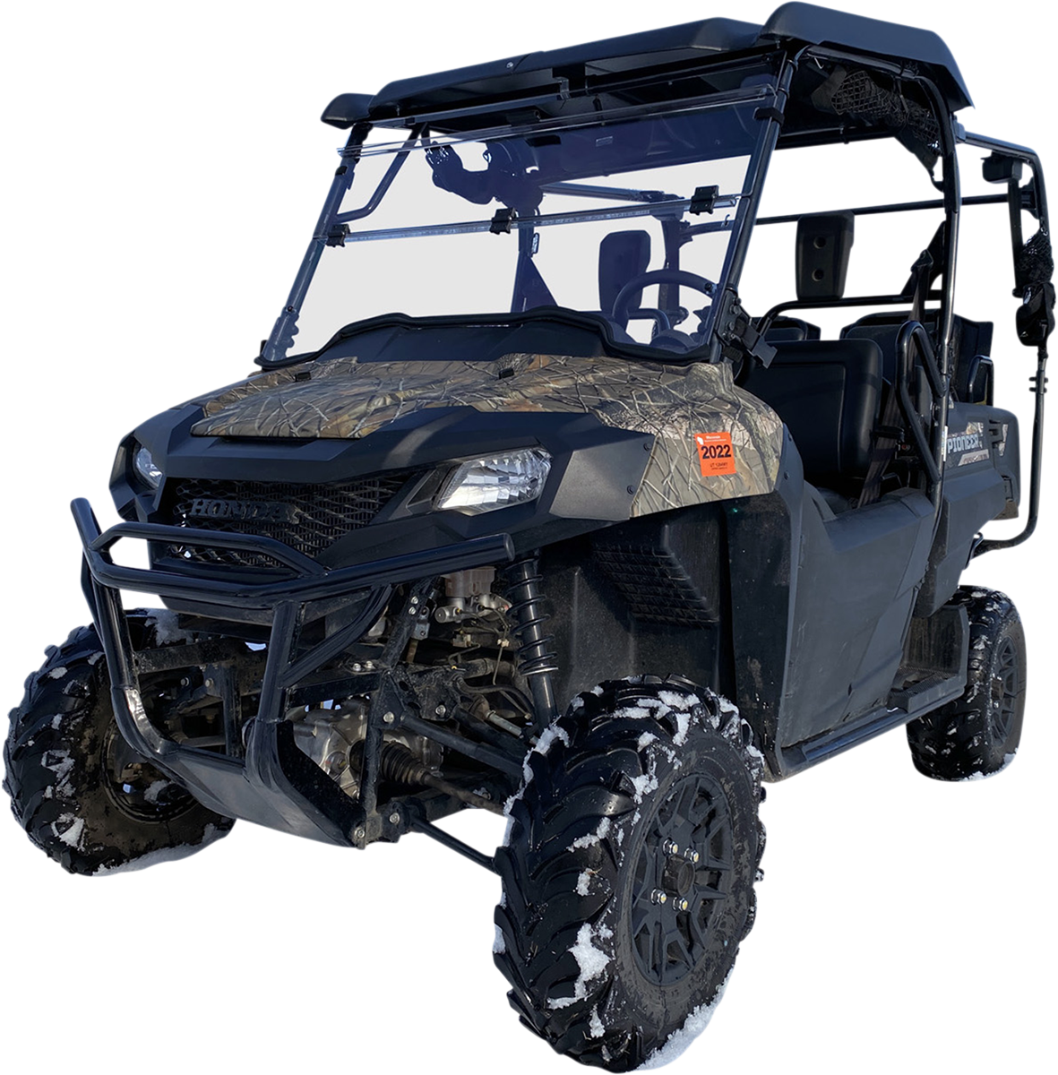 MOOSE OFFROAD Full Folding Windshield - Deluxe - Pioneer V000263-12200M