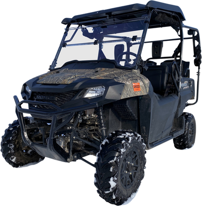 MOOSE OFFROAD Full Folding Windshield - Deluxe - Pioneer V000263-12200M