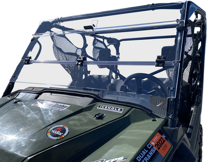 MOOSE OFFROAD Full Folding Windshield - Deluxe - Pioneer V000258-12200M