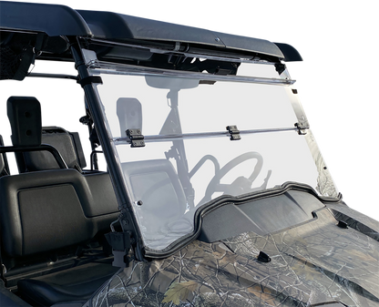 MOOSE OFFROAD Full Folding Windshield - Deluxe - Pioneer V000263-12200M