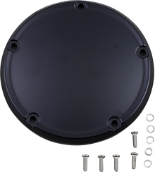 DRAG SPECIALTIES Derby Cover - Matte Black - 5 Hole - '18-'25 Softail D33-0118MB