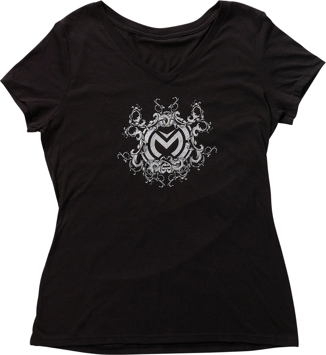 MOOSE OFFROAD Women's Filigree T-Shirt - Black - Large 3031-4026