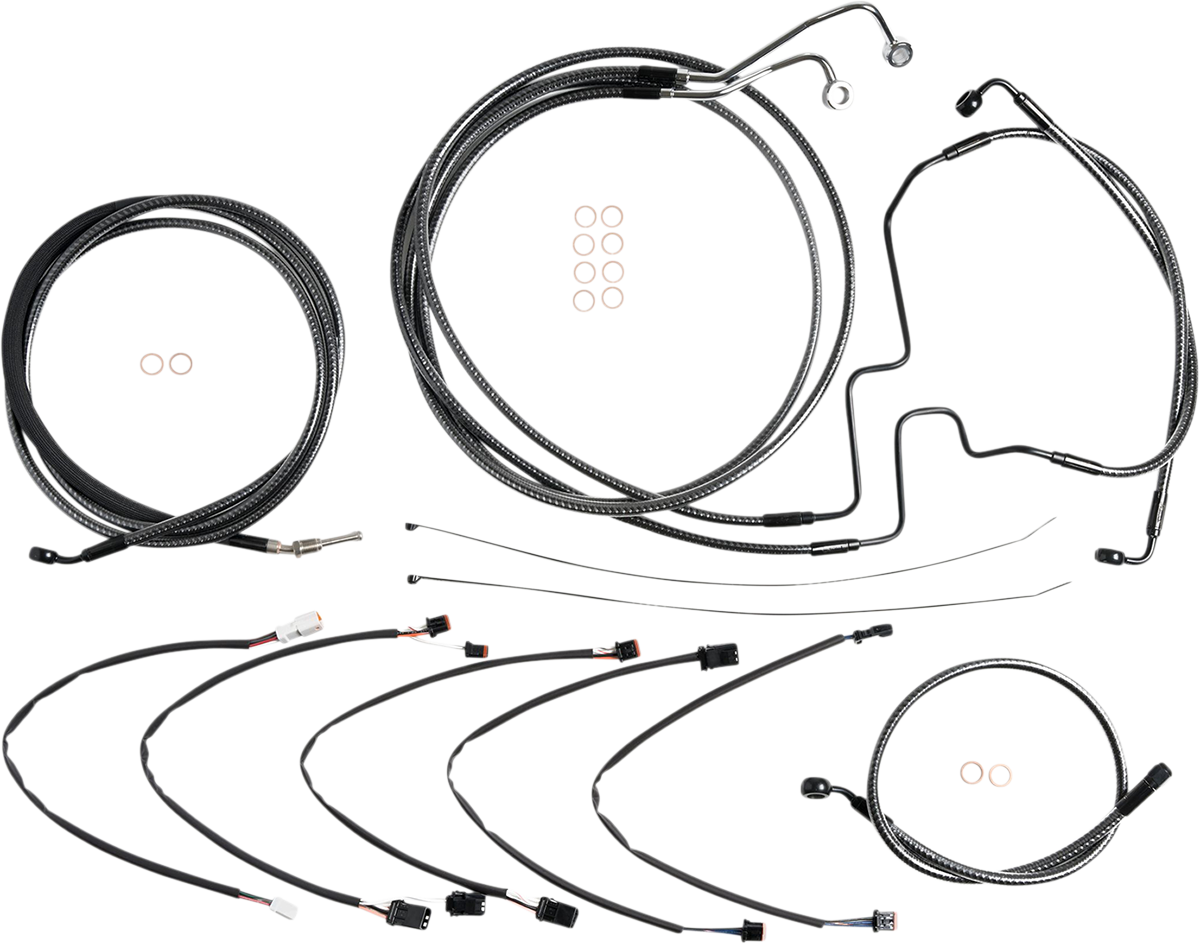 MAGNUM SHIELDING KARBONFIBR Designer Handlebar Installation Kit - 12"-14" - '17-'20 FLHRXS 787411