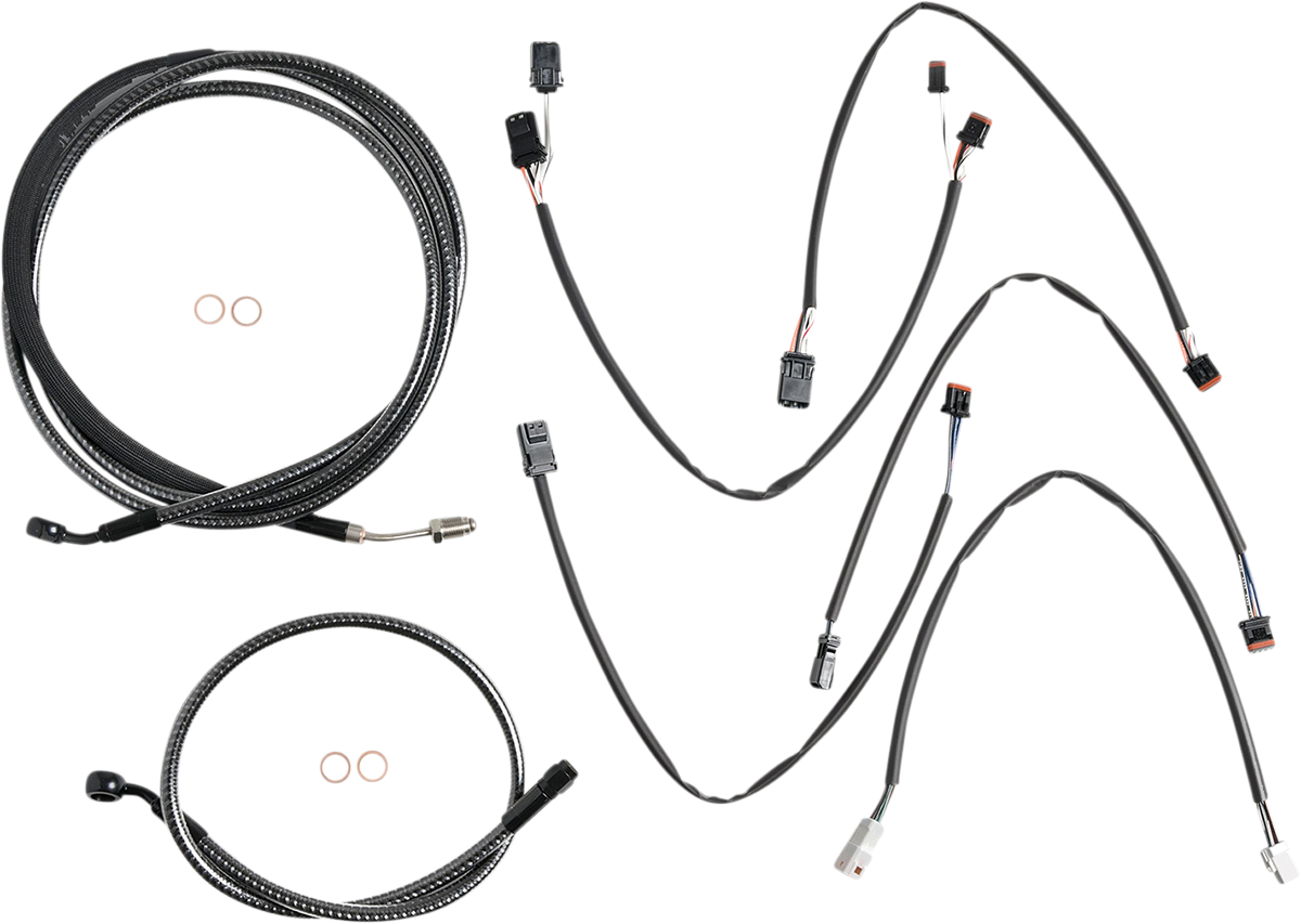 MAGNUM SHIELDING KARBONFIBR Designer Handlebar Installation Kit - 12"-14" - '17-'20 FLHRXS 787421