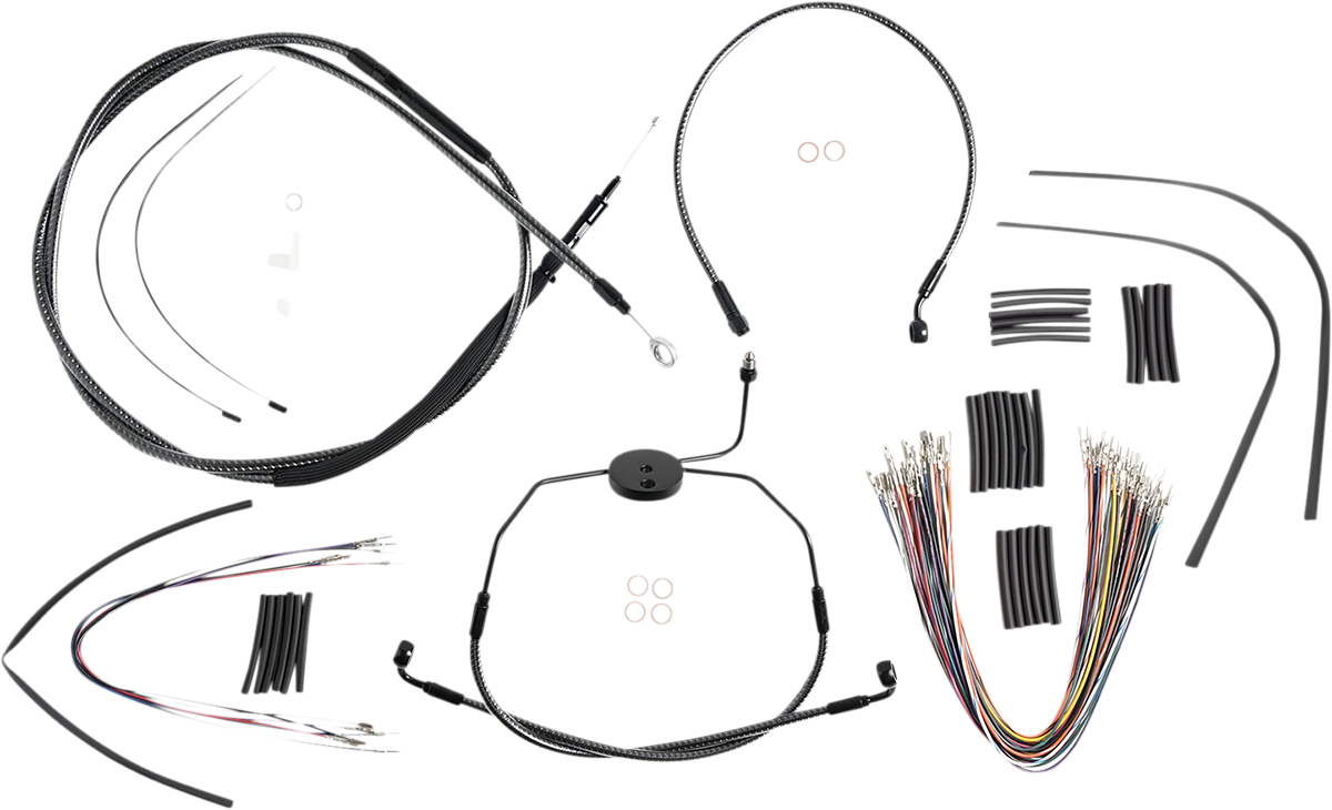 MAGNUM SHIELDING KARBONFIBR Designer Handlebar Installation Kit - 12"-14" - '08-'13 Touring 787301
