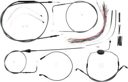 MAGNUM SHIELDING KARBONFIBR Designer Handlebar Installation Kit - 12"-14" - '96-'06 Touring 787281