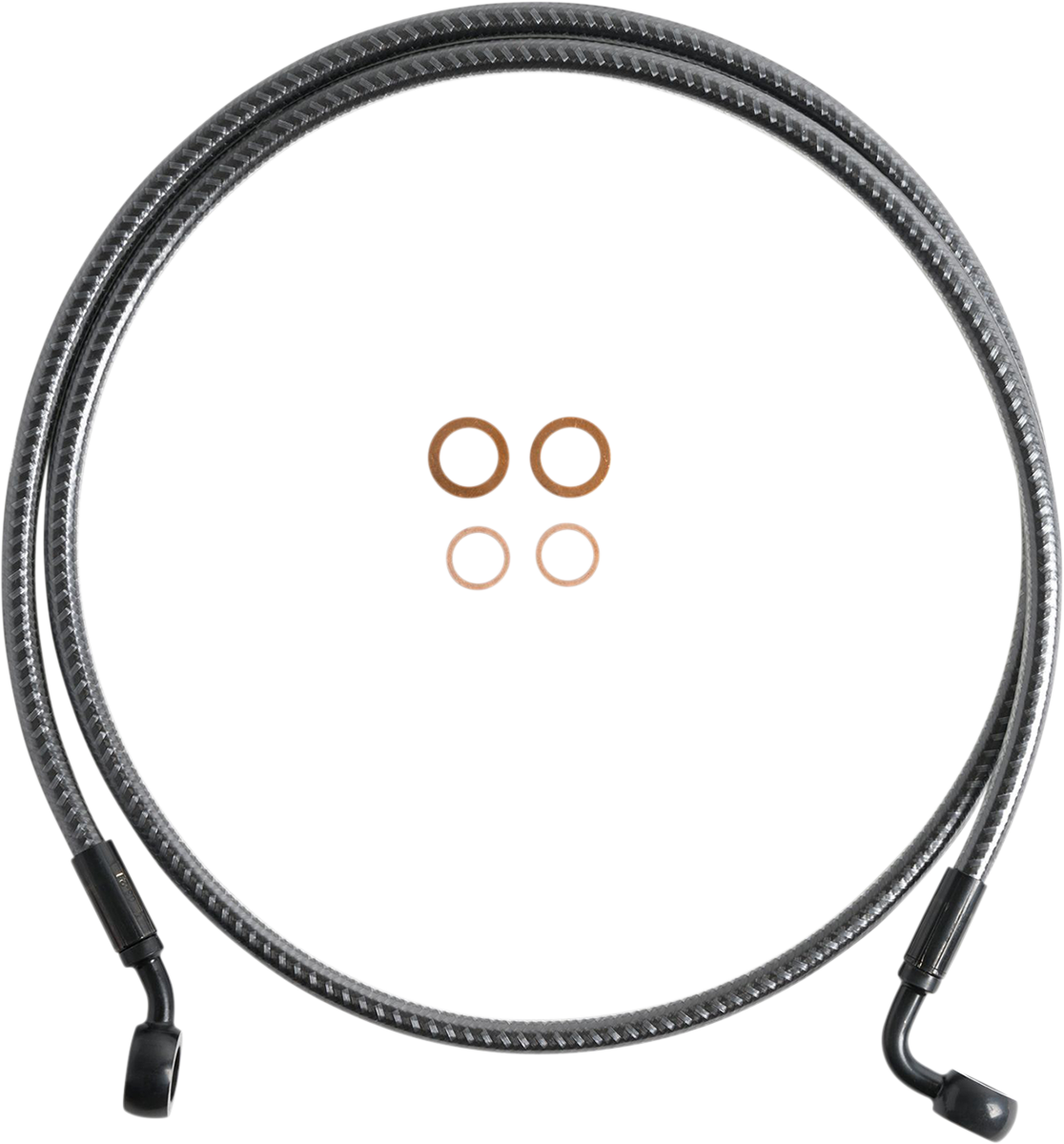 MAGNUM SHIELDING Brake Line - Front - 35°/90° - 48" - KARBONFIBR 76148SW