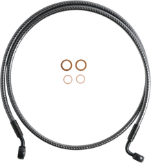 MAGNUM SHIELDING Brake Line - Front - 35°/90° - 48" - KARBONFIBR 76148SW