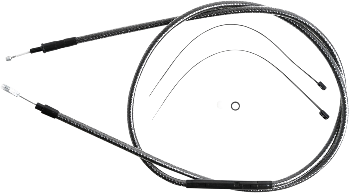 MAGNUM SHIELDING High-Efficiency Polished KARBONFIBR Clutch Cable - 68-11/16" 72126HE