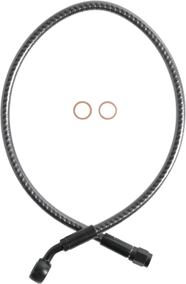 MAGNUM SHIELDING Brake Line - Front - 3/8" - 35° - 21" - KARBONFIBR 77121