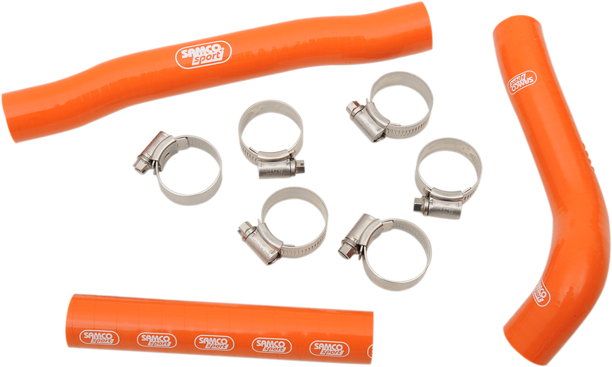 MOOSE OFFROAD Race Fit Radiator Hose Kit - Orange - KTM MBU-KTM-73-OR