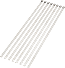 MOOSE OFFROAD Cable Tie - Silver - 14" - 8 Pack 304-0515