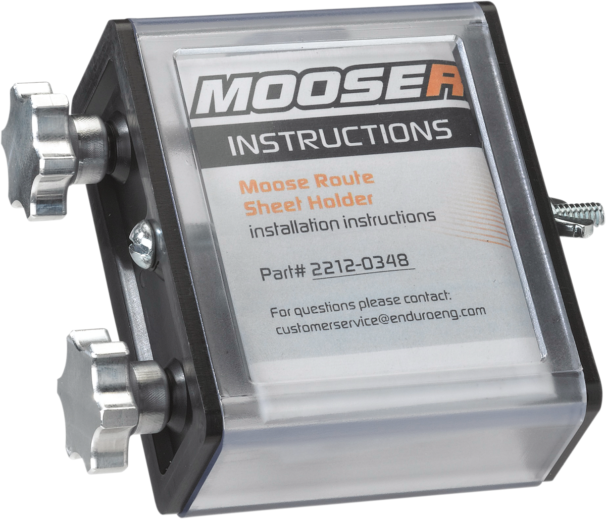 MOOSE OFFROAD Side Load Route Sheet Holder - 2.25" x 2.50" 14-053