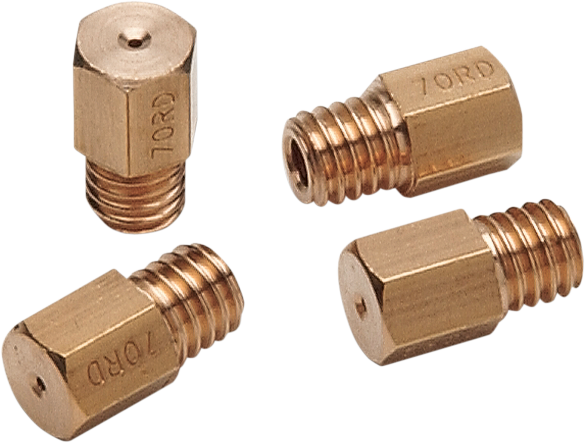 EBC A-Bax Precision Mikuni-Style Hex Head (HJ Prefix) Main Jets - #520 - 4-Pack HJ520-4