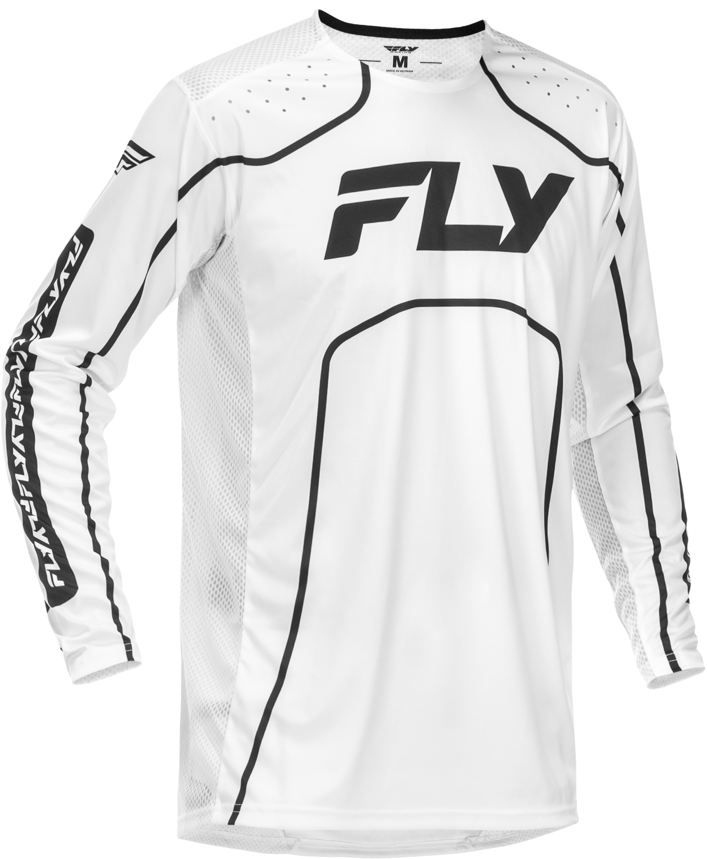 Rayce Bicycle Jersey White/Black Xl
