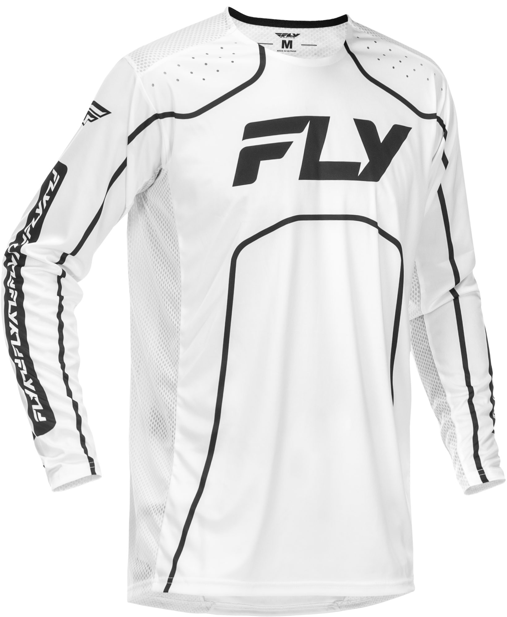 Rayce Bicycle Jersey White/Black Md