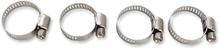 MOOSE OFFROAD Clamp Hose - Stainless Steel - 10-25 mm - 4-Pack 114-6408
