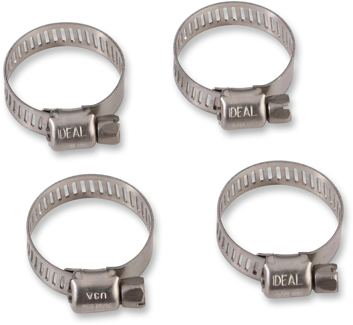 MOOSE OFFROAD Clamp Hose - Stainless Steel - 10-27 mm - 4-Pack 114-6410