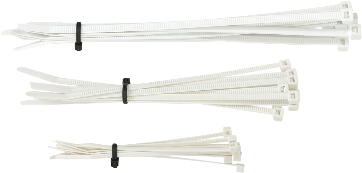 MOOSE OFFROAD Cable Ties - White - 30-Pack 303-4689