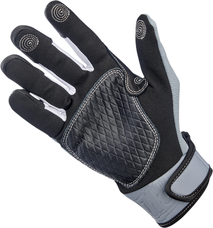 BILTWELL Baja Gloves - Gray - Medium 1508-1101-303