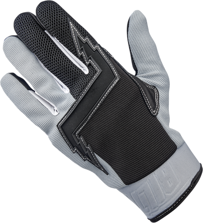 BILTWELL Baja Gloves - Gray - Medium 1508-1101-303