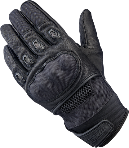 BILTWELL Bridgeport Gloves - Black Out - Medium 1509-0101-303