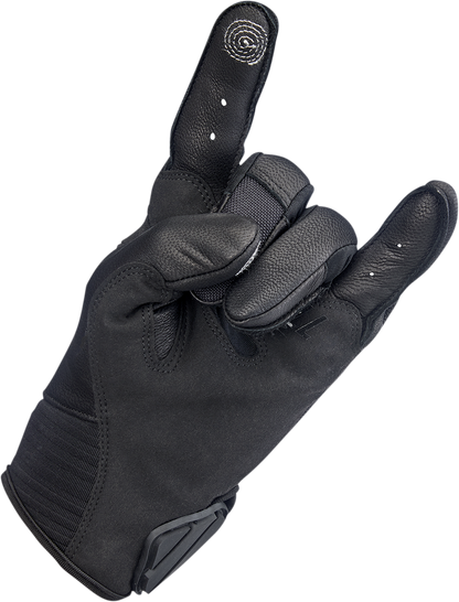 BILTWELL Bridgeport Gloves - Black Out - Medium 1509-0101-303
