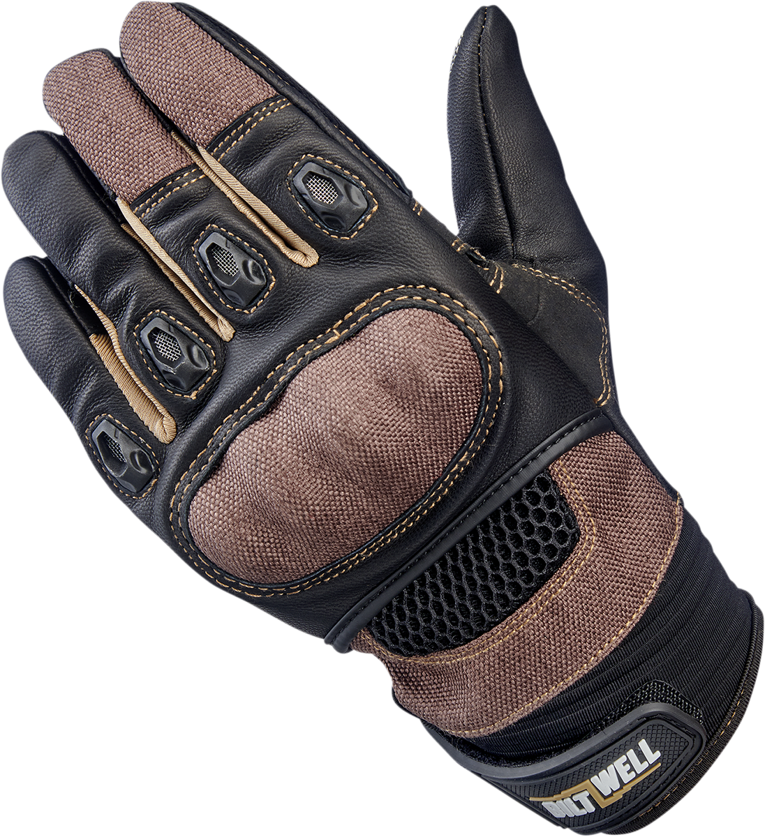 BILTWELL Bridgeport Gloves - Chocolate - Small 1509-0201-302