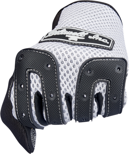 BILTWELL Anza Gloves - White - Medium 1507-0401-003