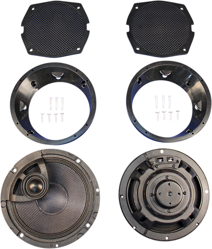 J & M Speaker Kit - Fairing - '98-'13 FLH HC13-6582TW-XRP
