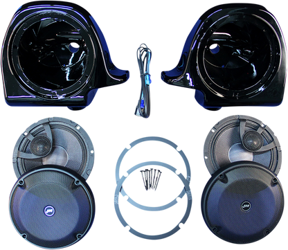 J & M Speaker Kit - Fairing - '06-'13 FLHTK HL13-6582TW-XRP
