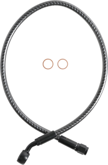 MAGNUM SHIELDING Brake Line - Front - 10 mm - 35° - 21" - KARBONFIBR AS77121