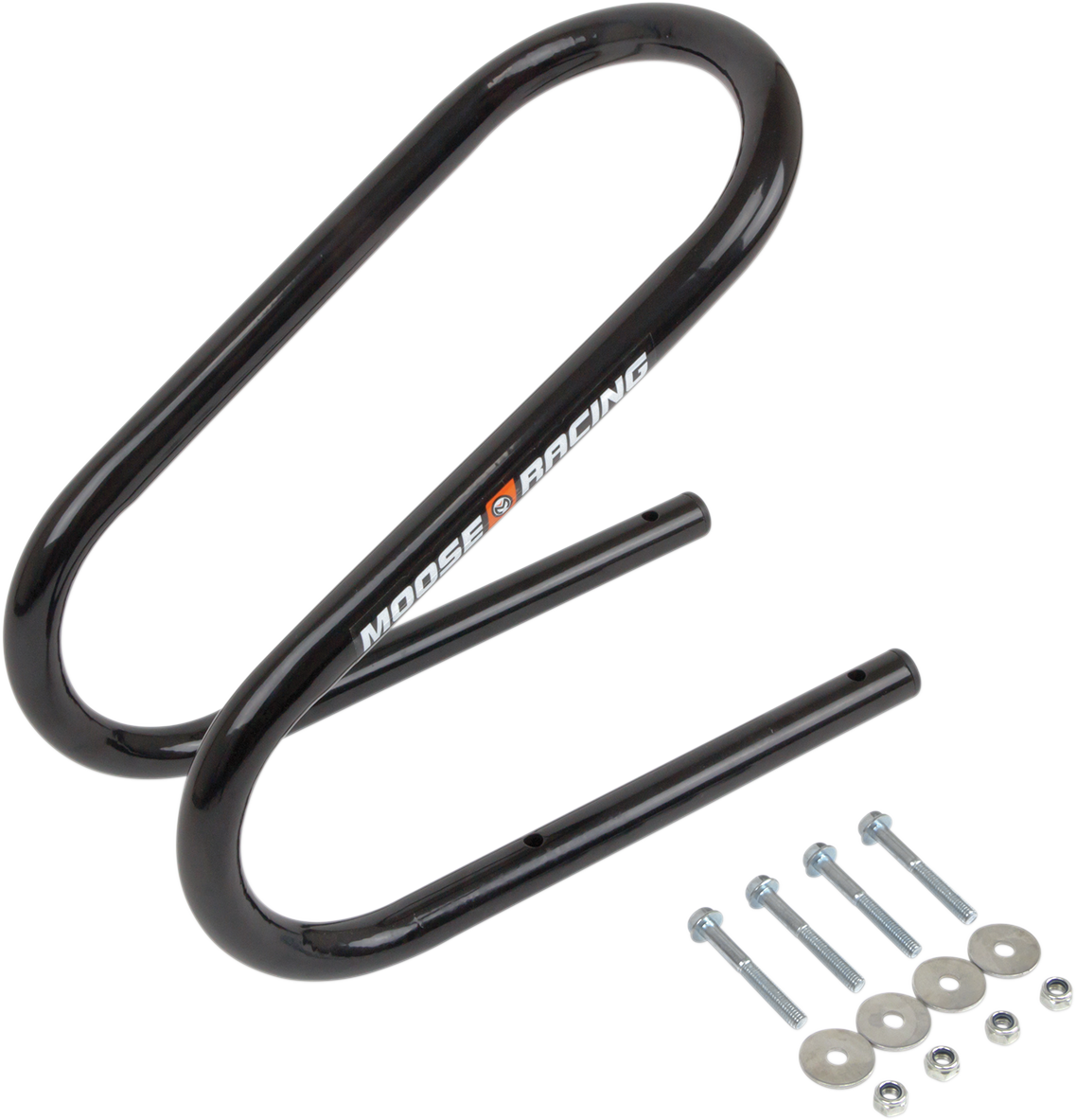 MOOSE OFFROAD Wheel Chock - Permanent - Standard - Black - 5" 3911-0052