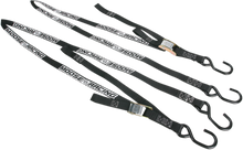 MOOSE OFFROAD Soft-Tie Tie-Downs - Black 3920-0302
