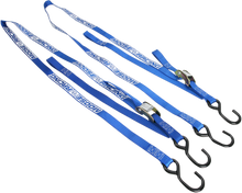 MOOSE OFFROAD Soft-Tie Tie-Downs - Blue 3920-0304