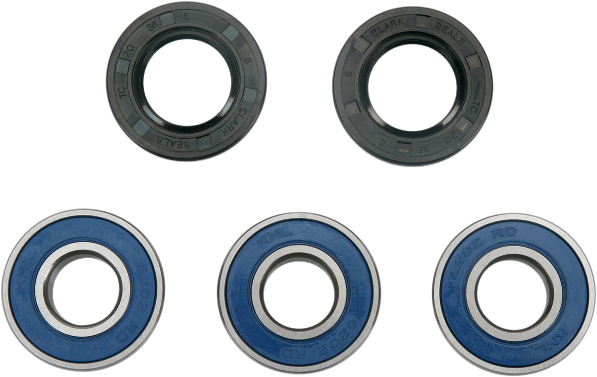 MOOSE OFFROAD Wheel Bearing Kit - Rear - Kawasaki KX/KLX/Suzuki RM 100 25-1033