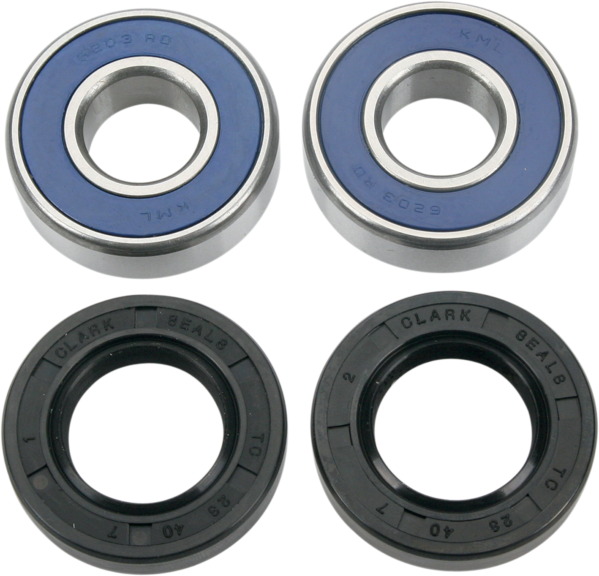 MOOSE OFFROAD Wheel Bearing Kit - Front - Kawasaki/Polaris/Yamaha 25-1104