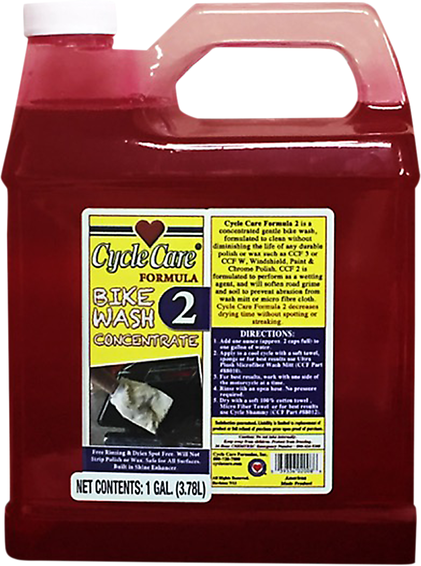 CYCLE CARE FORMULAS Formula 2 Bike Wash - 1 U.S. gal. 02128