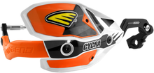 CYCRA 7/8" Ultra Probend™ CRM Wrap Around Handguards - White/Orange 1CYC-7407-22X