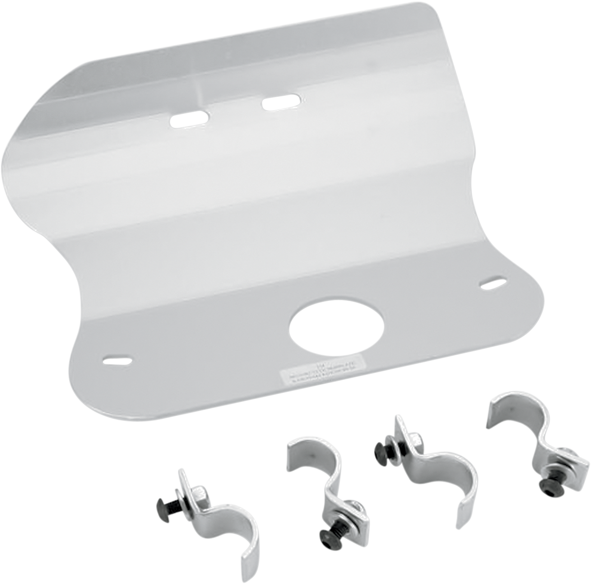 MOOSE OFFROAD Skid Plate - Silver - Kawasaki - KDX 200/220 214