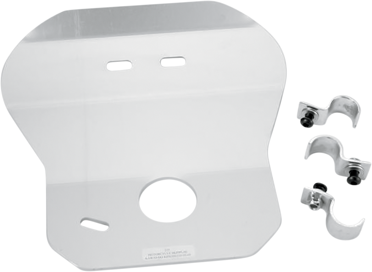 MOOSE OFFROAD Skid Plate - Silver - Kawasaki - KDX 200/220 217