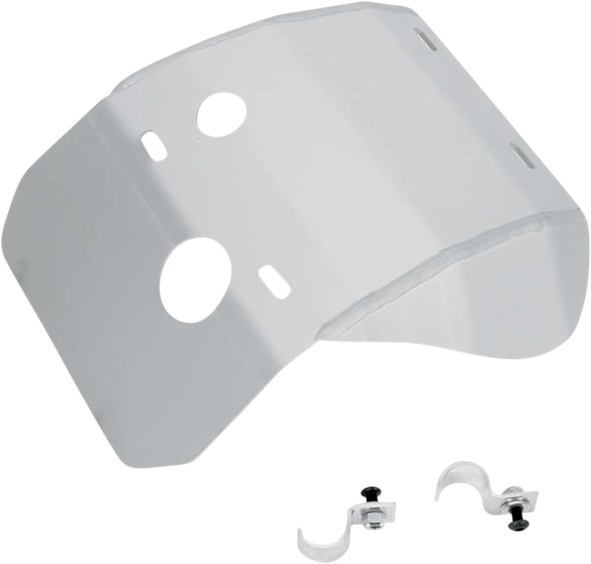 MOOSE OFFROAD Skid Plate - Silver - Suzuki - DR 250/350 442