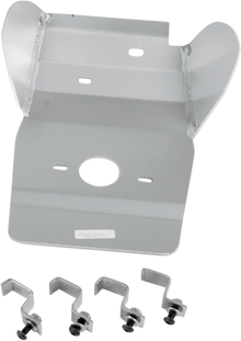 MOOSE OFFROAD Skid Plate - Silver - Honda - CR250R 453