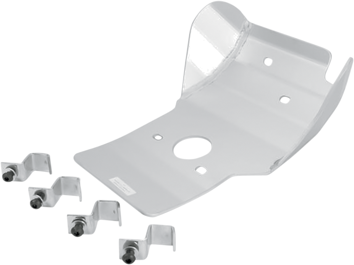 MOOSE OFFROAD Skid Plate - Silver - Honda - CR250R 452
