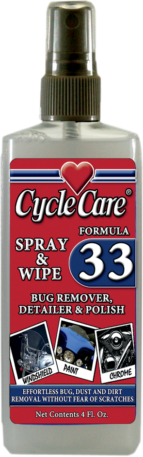CYCLE CARE FORMULAS Formula 33 Detailer & Bug Remover - 4 U.S. fl oz 33004
