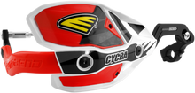 CYCRA 7/8" Ultra Probend™ CRM Wrap Around Handguards - White/Red 1CYC-7407-32X