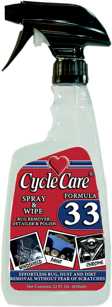 CYCLE CARE FORMULAS Formula 33 Detailer & Bug Remover - 22 U.S. fl oz 33022