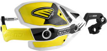CYCRA 7/8" Ultra Probend™ CRM Wrap Around Handguards - White/Yellow 1CYC-7407-55X