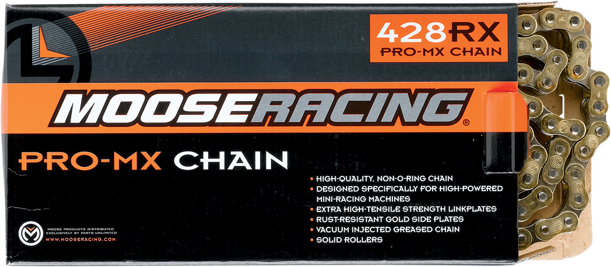 MOOSE OFFROAD 428 RXP - Pro-MX Drive Chain - 114 Links - Gold M575-00-114
