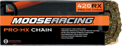 MOOSE OFFROAD 420 RXP - Pro-MX Drive Chain - 130 Links - Gold M576-00-130